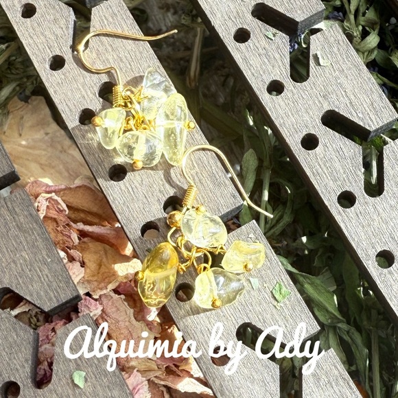 Alquimia Yellow Earrings - Picture 1 of 1